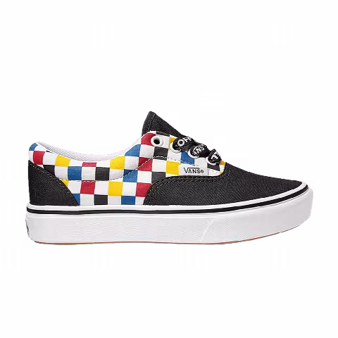 Vans ComfyCush Era Kids 'Checkerboard - Black Multi-Color'