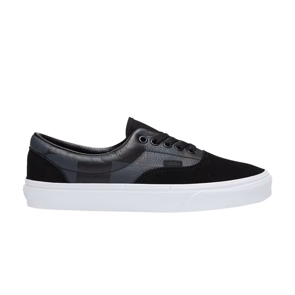 Vans Era Leather Suede Check - Black