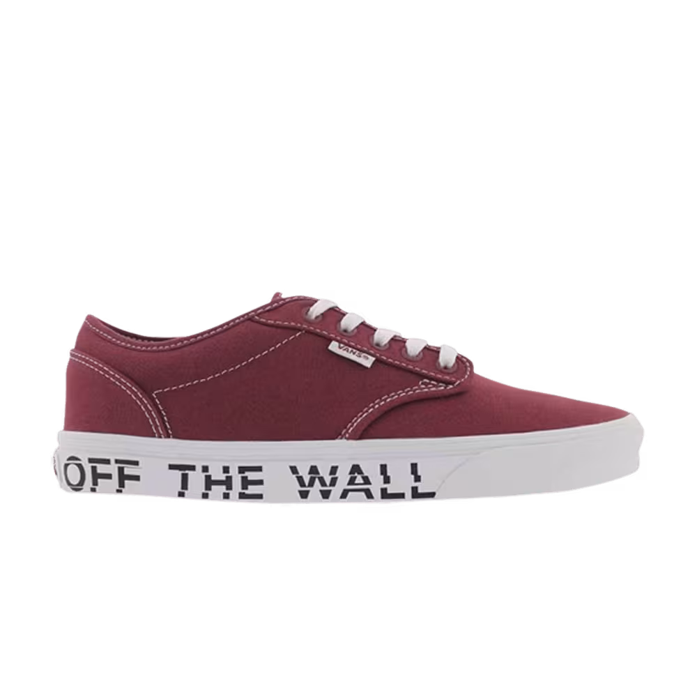 Vans Atwood Kids Printed Fox - Oxblood