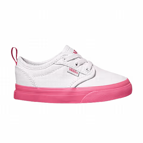 Vans Atwood Slip-On Z Toddler 'Pop Outsole - White Pink'