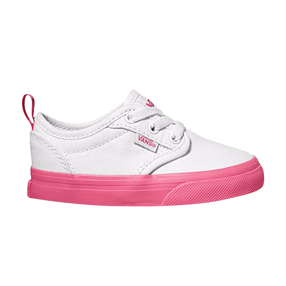Vans Atwood Slip-On Z Toddler Pop Outsole - White Pink