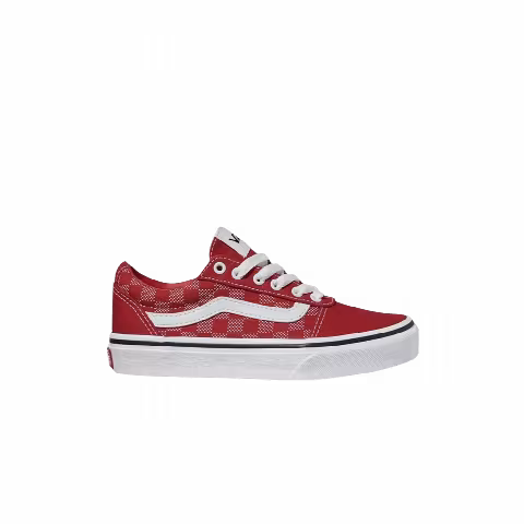 Vans Ward Kids 'Checker Dot - Red'