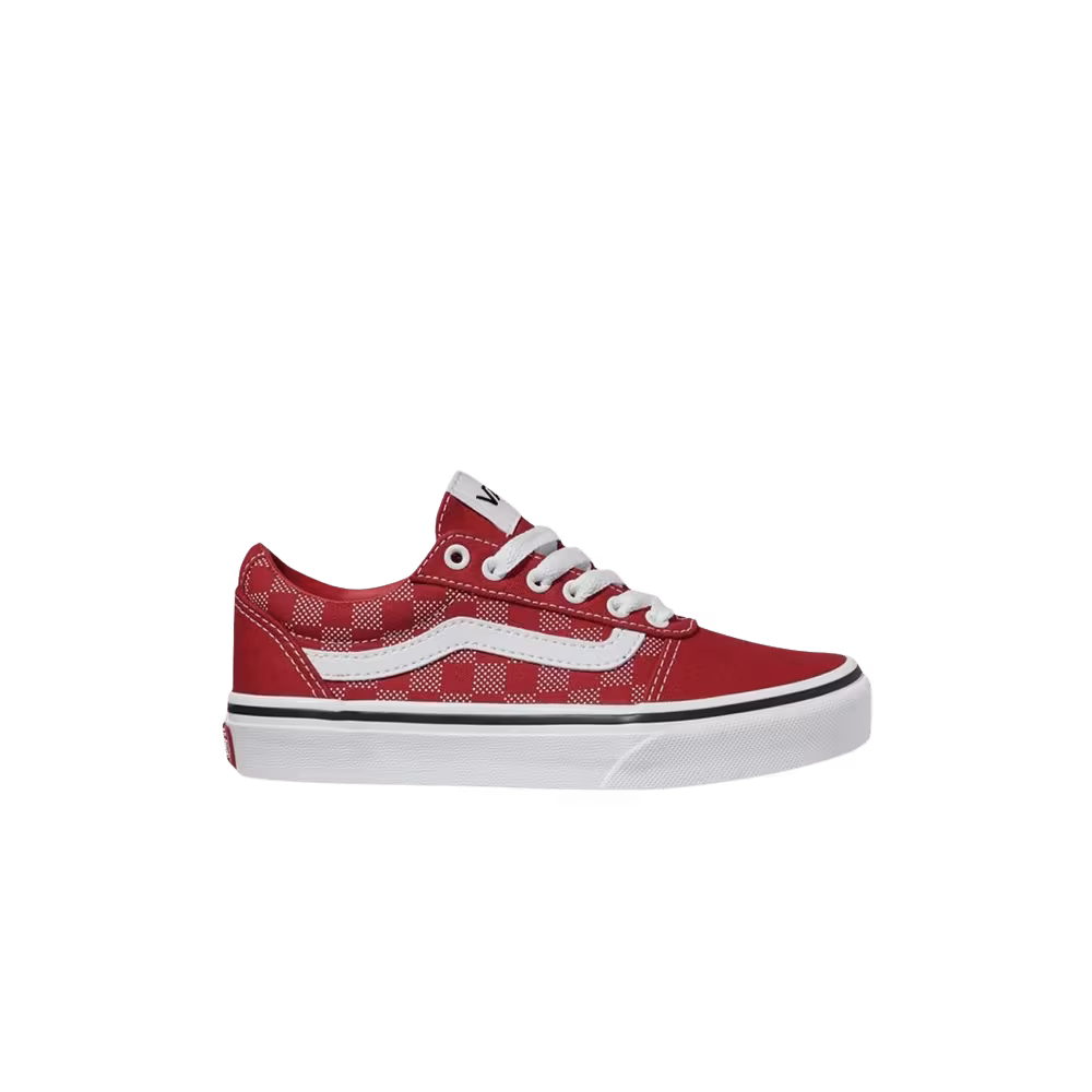 Vans Ward Kids Checker Dot - Red