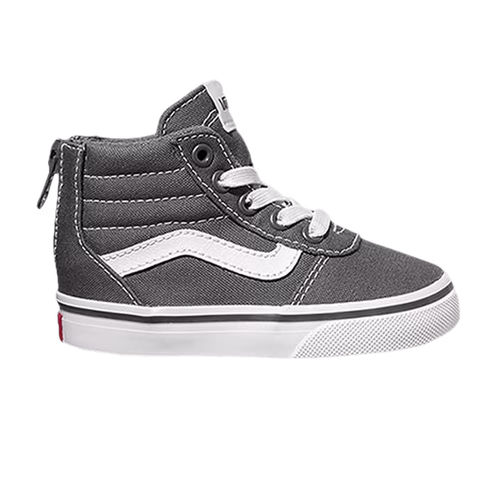Vans Ward High Zip Toddler Pewter