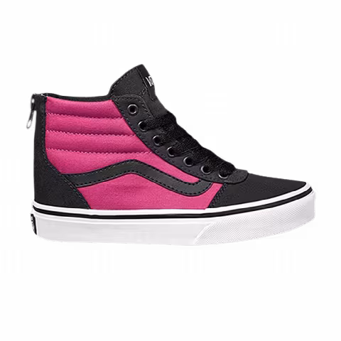 Vans Ward High Zip Kids 'Black Magenta'