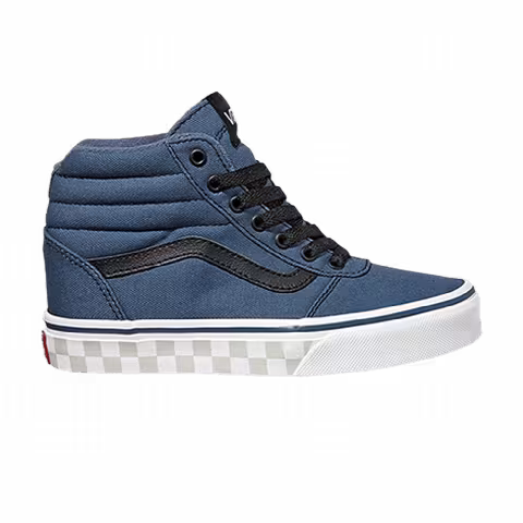 Vans Ward High Kids 'Check Foxing - Vintage Indigo'