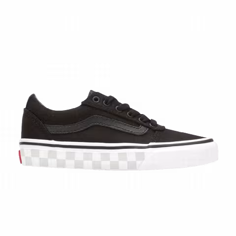 Vans Ward Kids 'Check Foxing - Black'