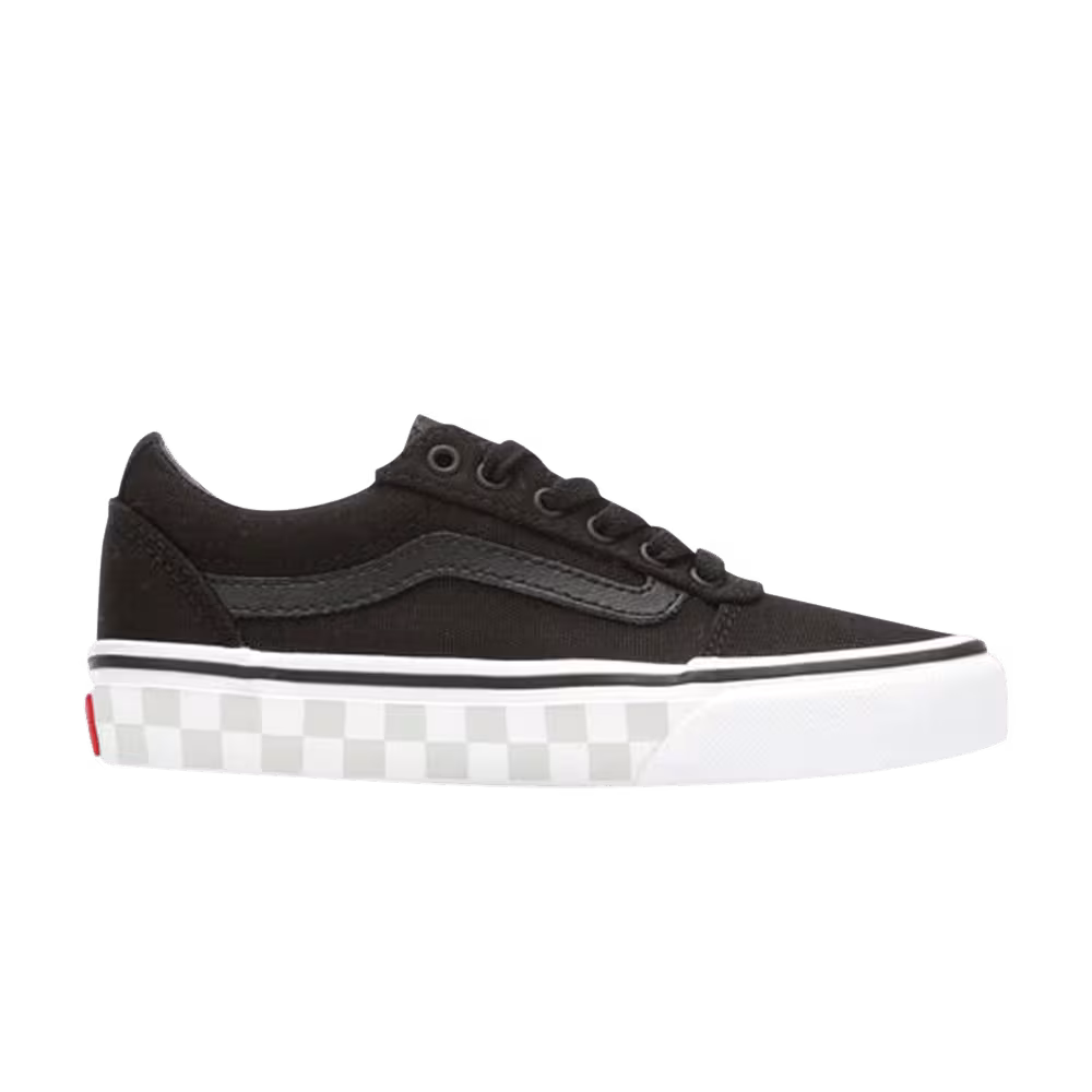 Vans Ward Kids Check Foxing - Black