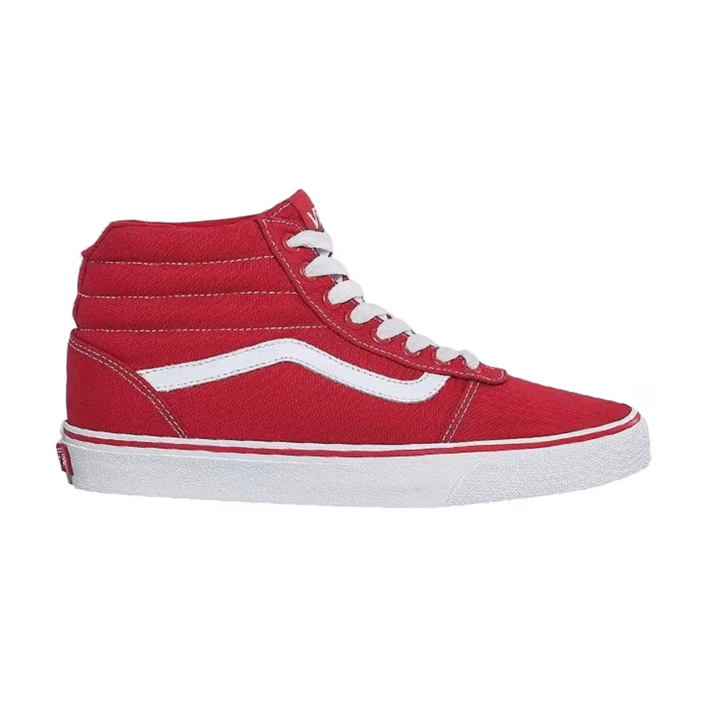 Vans Ward Hi Canvas Racing Red