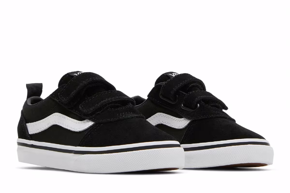 Vans Ward V Toddler Black White, view 9