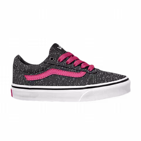 Vans Ward Kids 'Marled Canvas - Black Magenta'
