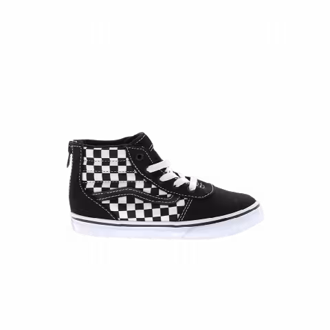 Vans Ward High Zip Toddler 'Checkerboard - Black White'
