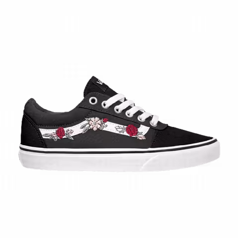 Vans Wmns Ward 'Floral Embroidery - Black'
