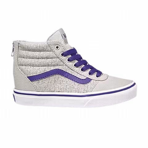 Vans Ward High Zip Kids 'Menswear - Antartica Heliotrope'