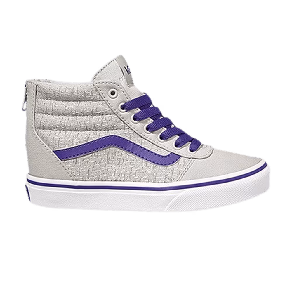 Vans Ward High Zip Kids Menswear - Antartica Heliotrope