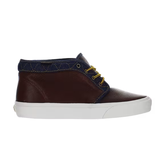 Vans Chukka Boot Leather/ Denim Brown