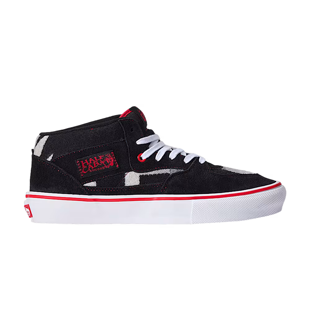 Van Doren Approved x All Nations Skate x Vans Half Cab Black Red White