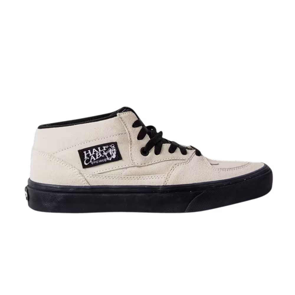 Vans Half Cab Black Outsole - Classic White