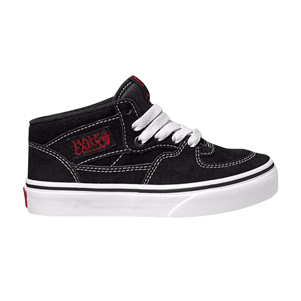 Vans Half Cab Kids Black Racing Red