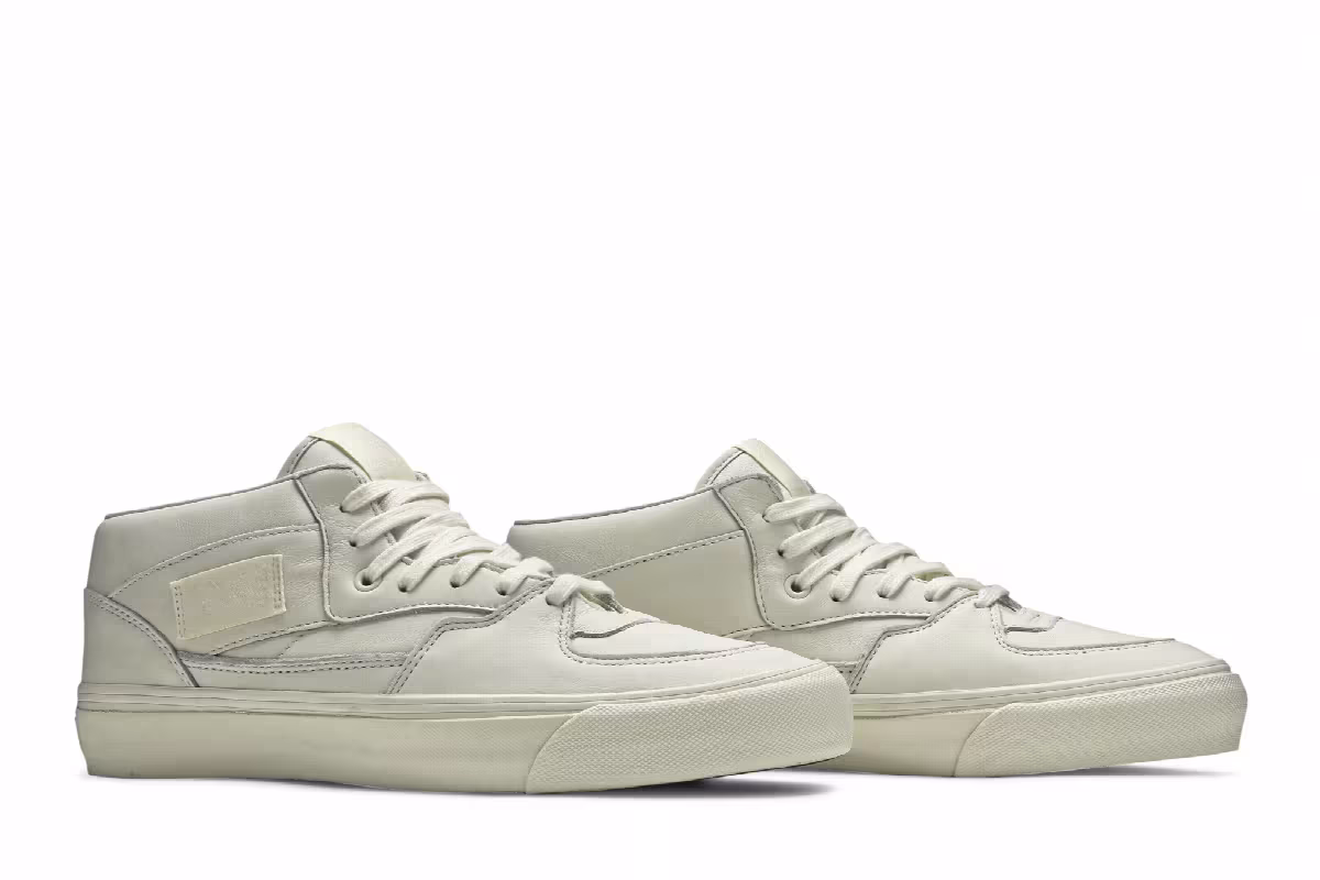 Vans Half Cab LX Leather Marshmallow, view 9
