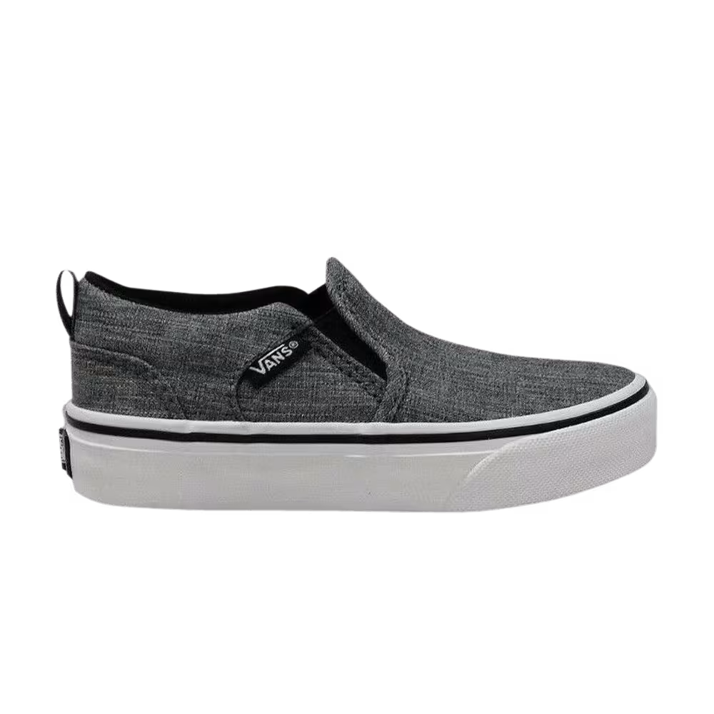 Vans Asher Kids Black White