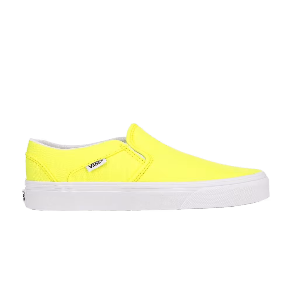 Vans Asher Slip-On Kids Neon Yellow