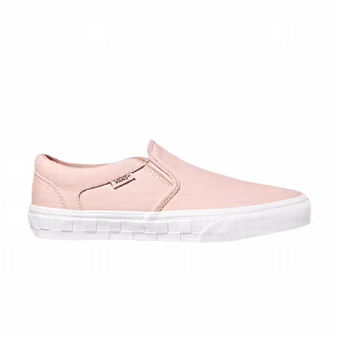Vans Wmns Asher Deluxe 'Checker Emboss Tape - Heavenly Pink'