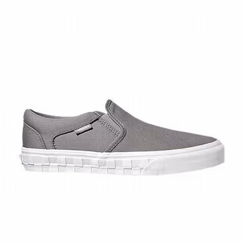 Vans Wmns Asher Deluxe 'Checker Emboss Tape - Frost Grey'