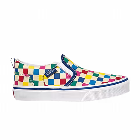 Vans Asher Kids 'Checkerboard - Multi'