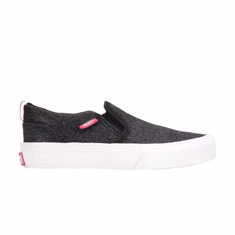 Vans Asher Kids 'Glitter Black'