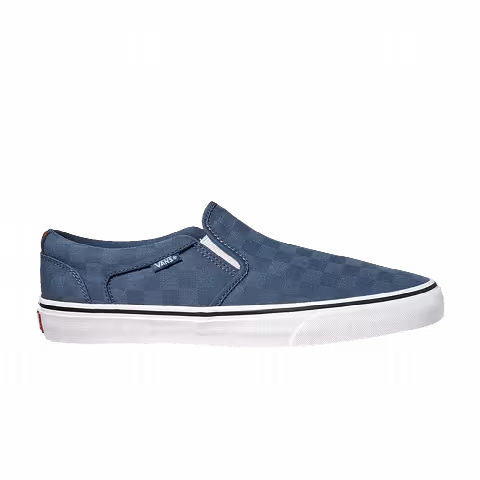 Vans Asher Deluxe 'Check Jacquard - Dark Denim'