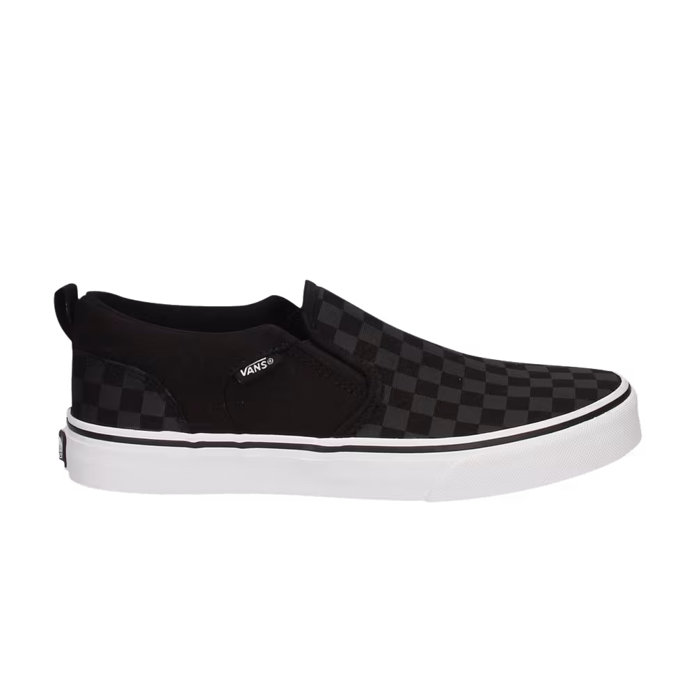 Vans Asher Kids Checker Black