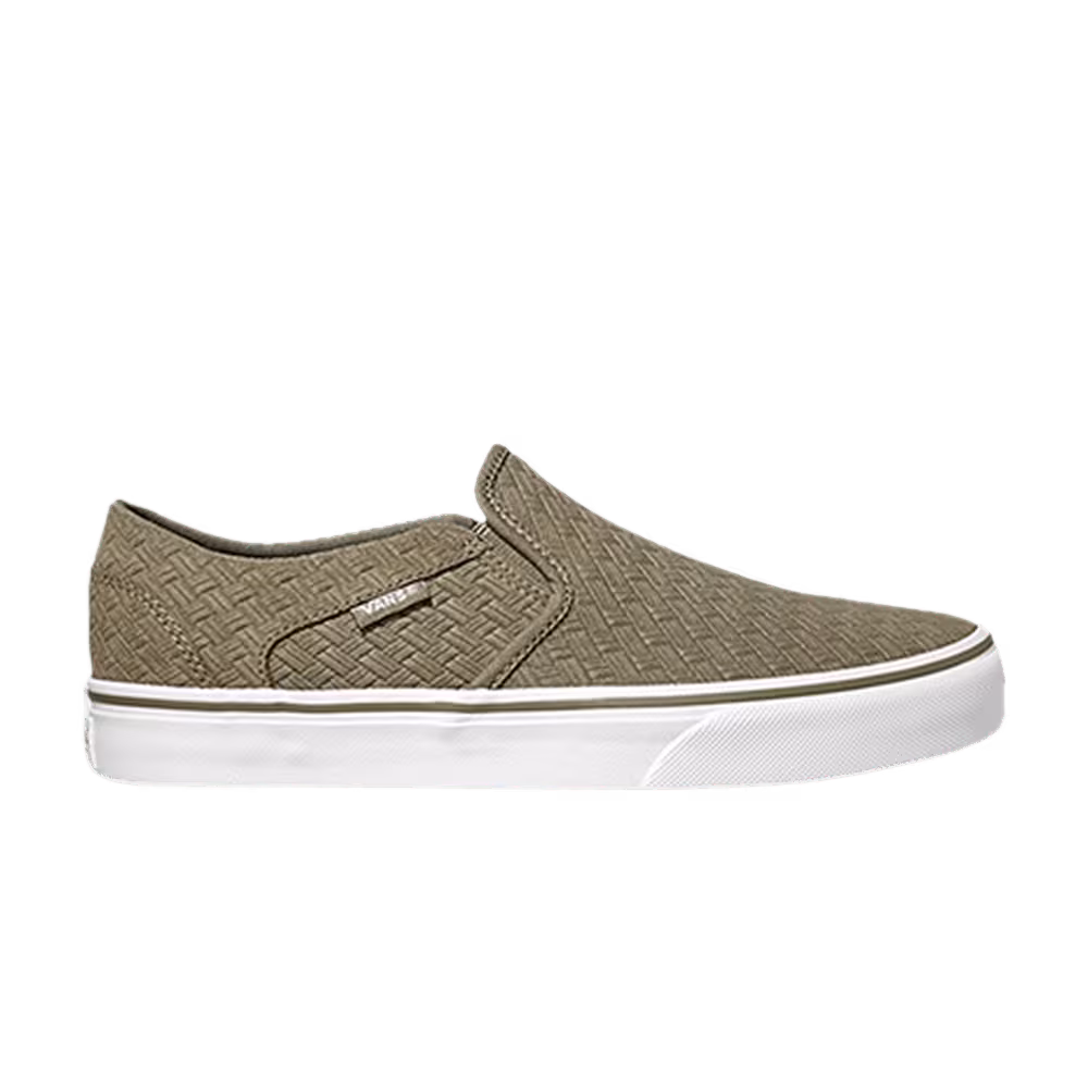 Vans Women's Asher Suede Weave - Dusky Green