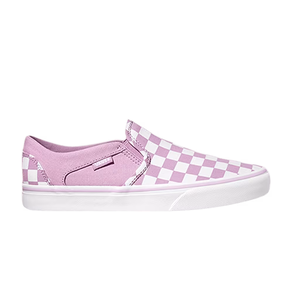 Vans Women's Asher Checkerboard - Lilac