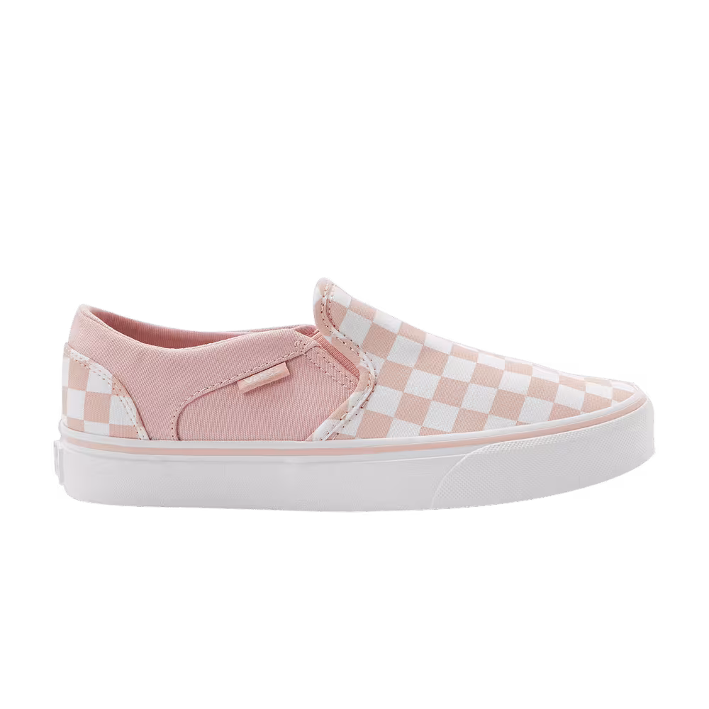 Vans Asher Kids Checkerboard - Sepia Rose