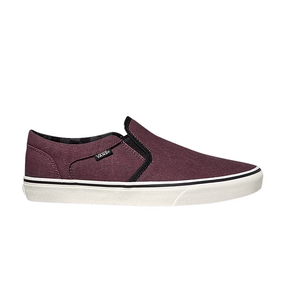 Vans Asher Washed Canvas - Port