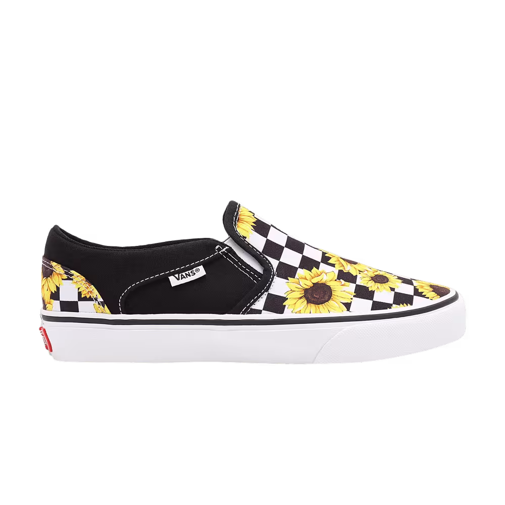 Vans Women's Asher Sunflower Checkerboard