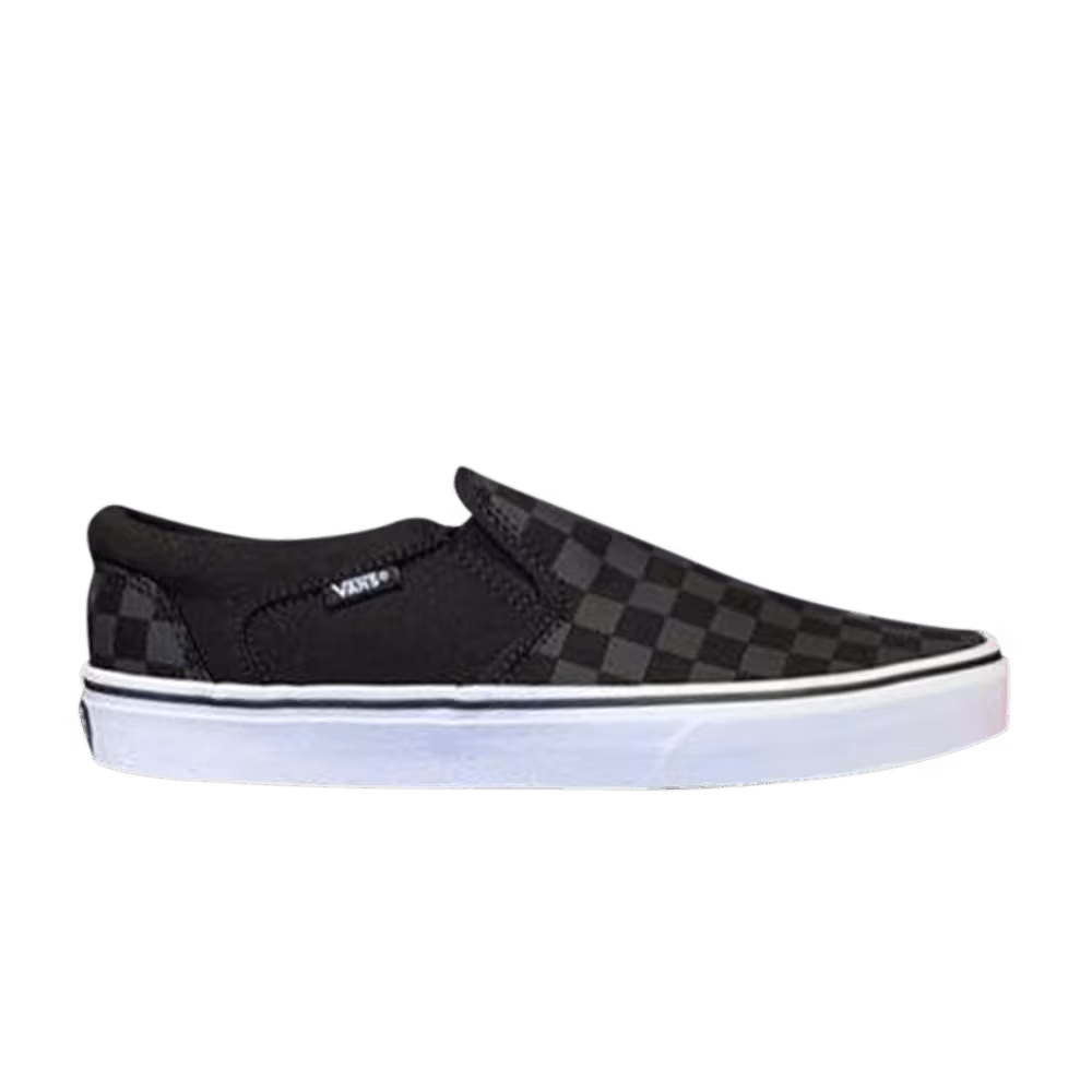 Vans Asher Black Checkerboard