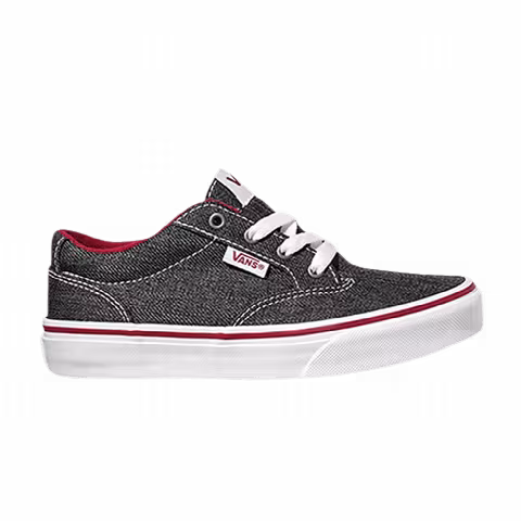 Vans Winston Kids 'Menswear - Black Red'