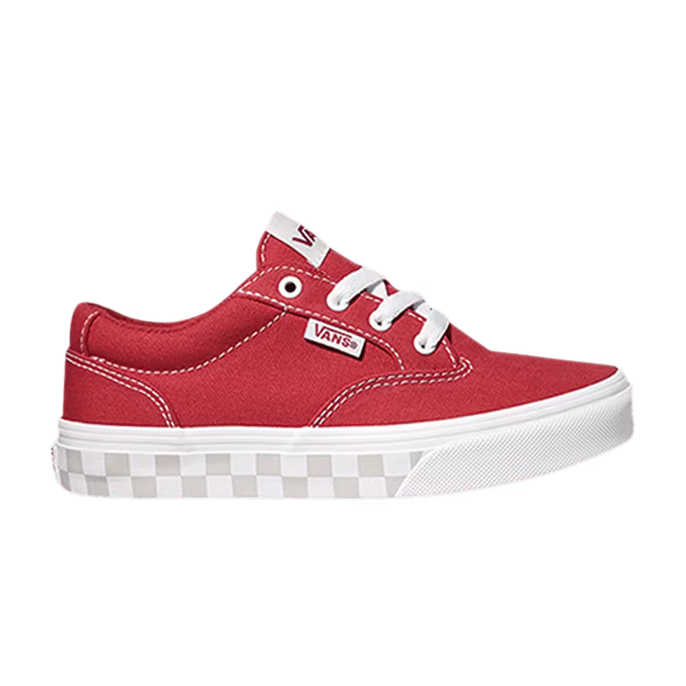 Vans Winston Kids Checkered Foxing - Red