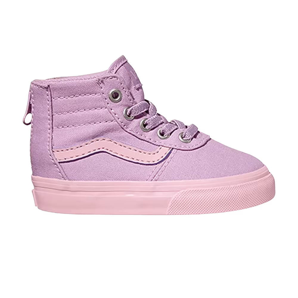 Vans Maddie High Zip Toddler Popped Sidewall - Lilac