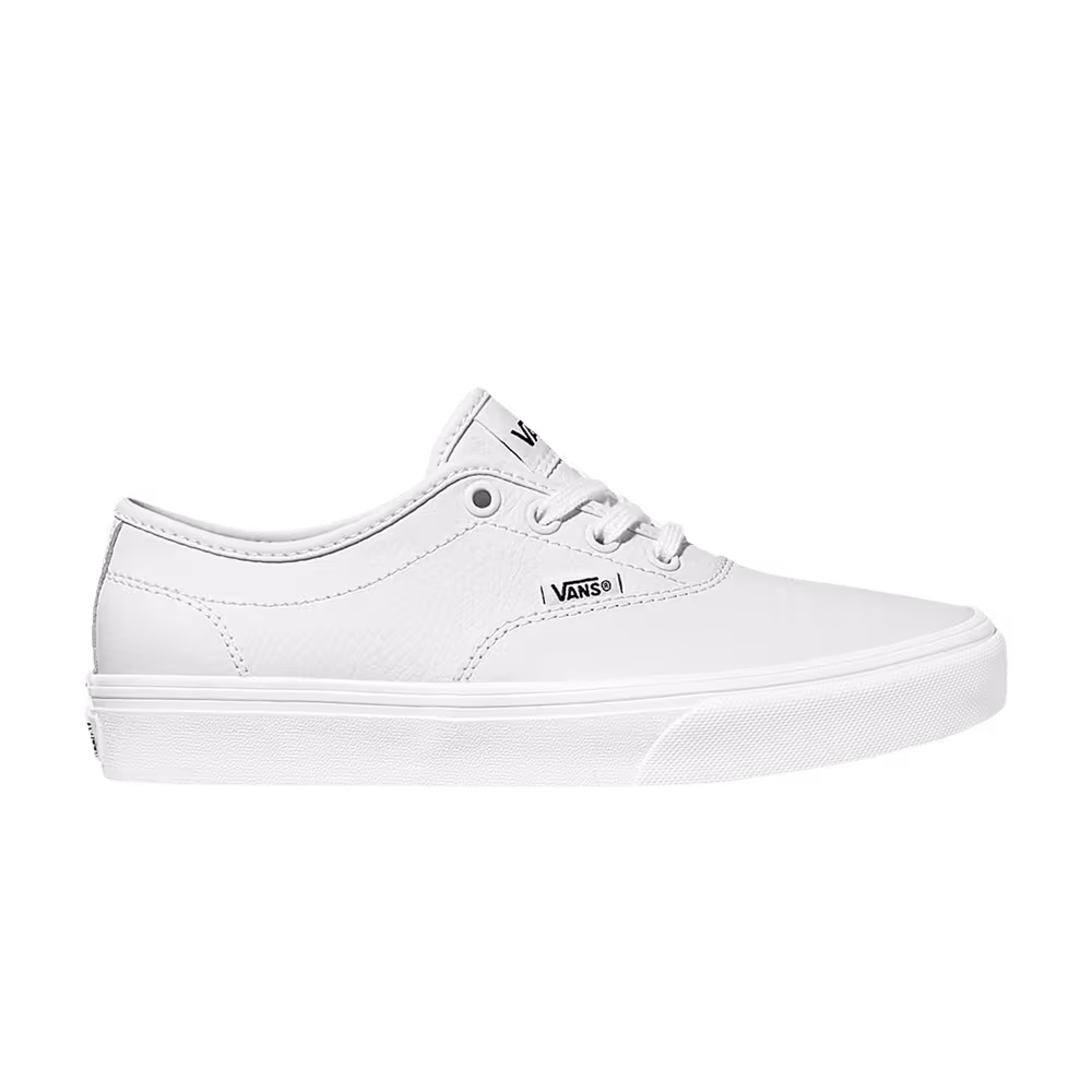 Vans Women's Doheny Decon Tumbled Leather - White