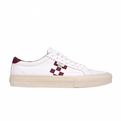 Vans Court 'Checker - White Cabernet'