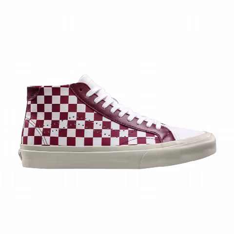 Vans Court Mid 'Checker - White Cabernet'