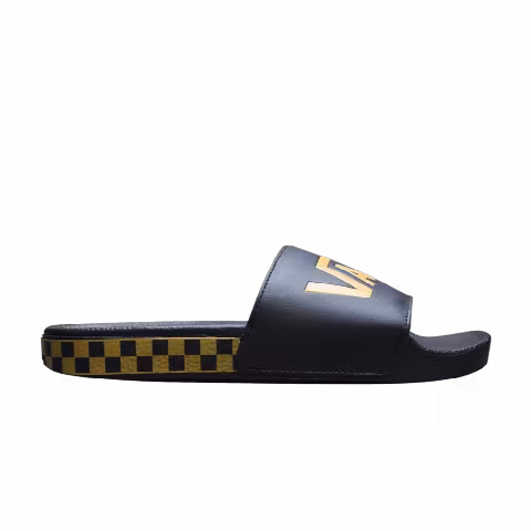 Vans Slide-On 'Checkerboard - Black Sunflower'