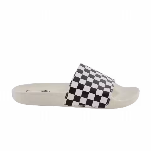 Vans Wmns Slide-On 'Checkboard - Marshmallow Black'