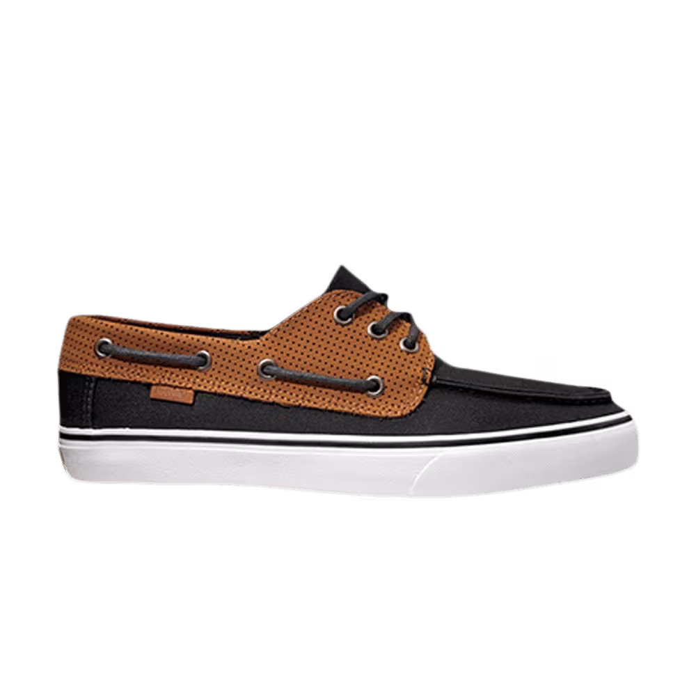 Vans Chauffeur SF T&L - Black Leather Brown
