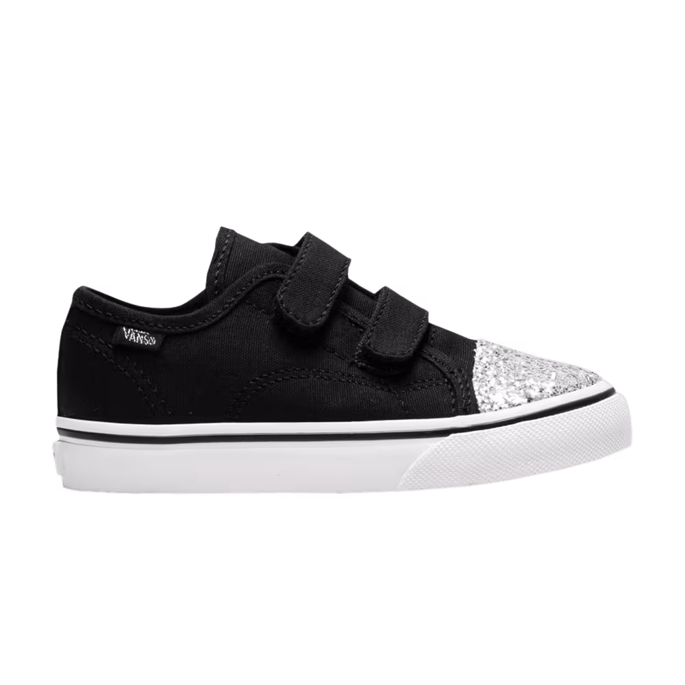 Vans Style 23 V Toddler Glitter Toe - Black