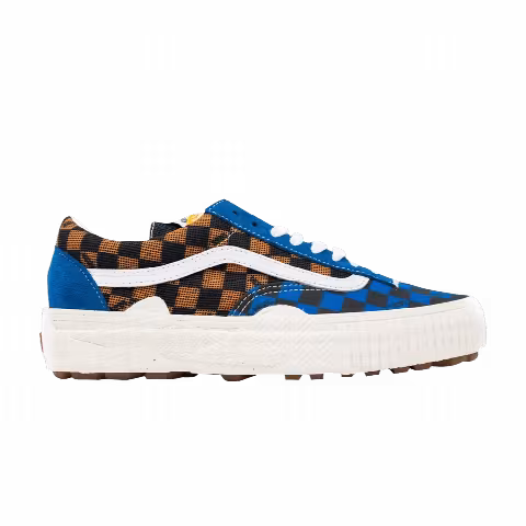 Vans Cap Mash Low LX '2-Tone Checkerboard - Mykonos Blue Apricot'