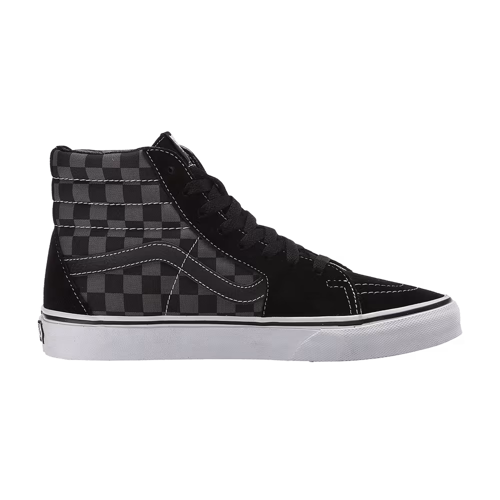 Vans Sk8 Hi Pewter Cherkboard